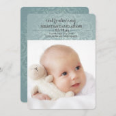 Welcome Little Love Photo Birth発表 案内状 (正面/裏面)