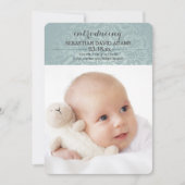 Welcome Little Love Photo Birth発表 案内状 (正面)