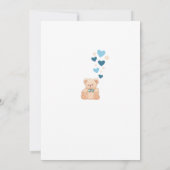 Welcome Little One 招待状 (裏面)