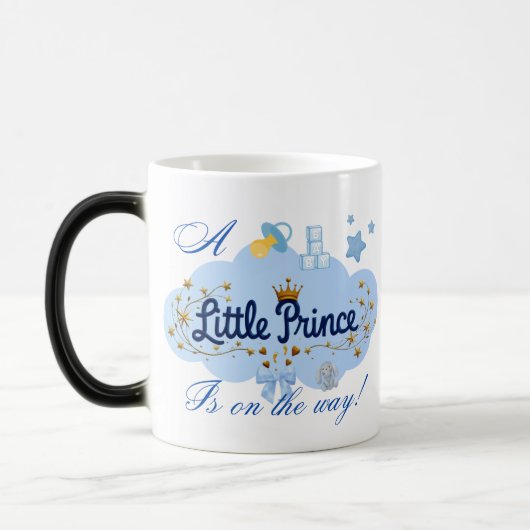 "Welcome Little Prince" Magic Heat-Reveal Mug モーフィングマグカップ (左)