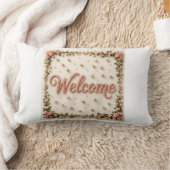 Welcome lumbar pillow ランバークッション (ブランケット)