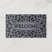 Welcome Mat Vacation Rentals Business Card 名刺 (正面)