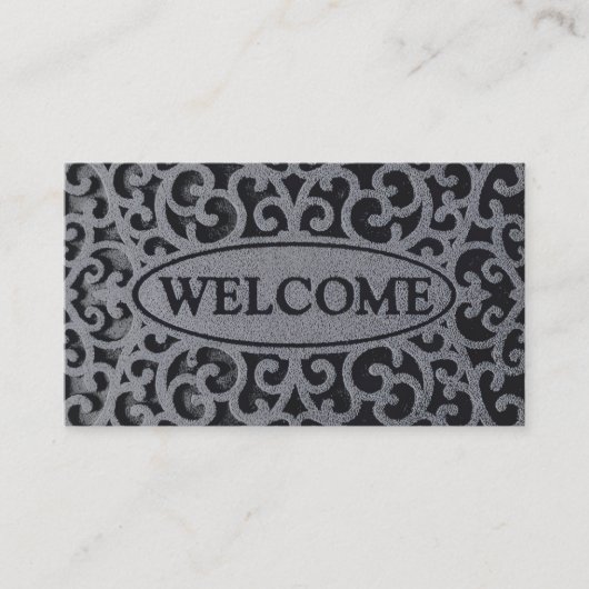 Welcome Mat Vacation Rentals Business Card 名刺 (正面)