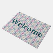 Welcome Mat with Tiles ドアマット (アングル)