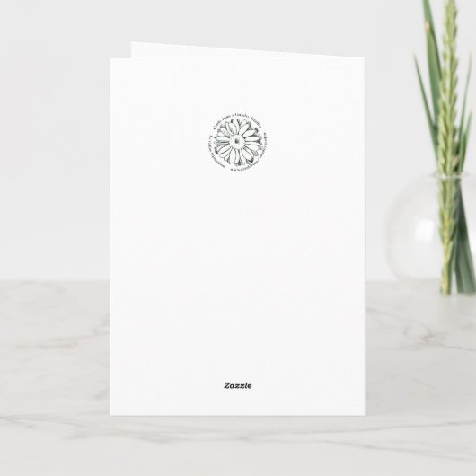 Welcome New Church Member Ivy Windows カード (裏面)