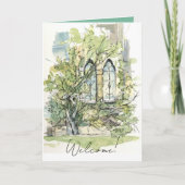 Welcome New Church Member Ivy Windows カード (正面)