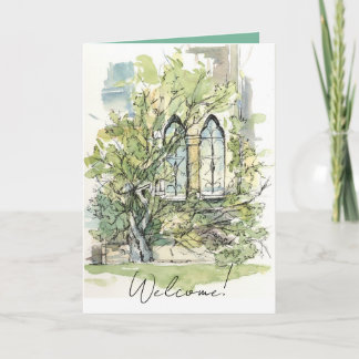 Welcome New Church Member Ivy Windows カード