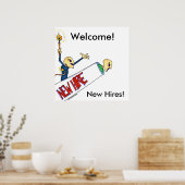 Welcome!, New Hires! ポスター (キッチン)
