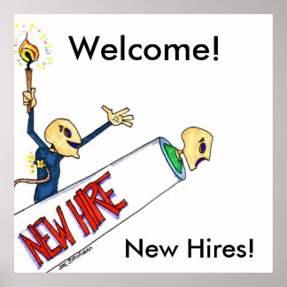 Welcome!, New Hires! ポスター