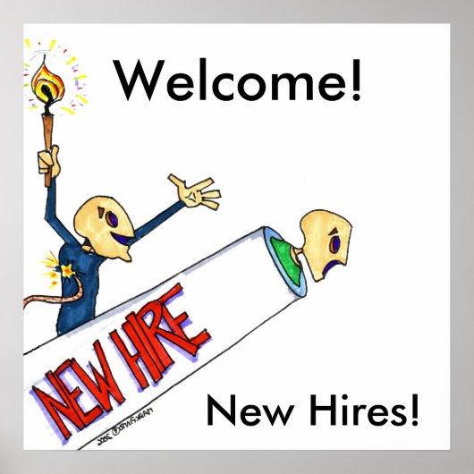 Welcome!, New Hires! ポスター (正面)