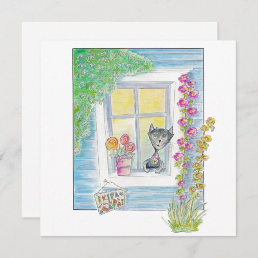 Welcome - New Home, New Cat - what you like to! (正面/裏面)