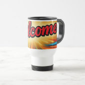 Welcome nice design on  トラベルマグ (正面右)