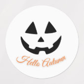 Welcome October  ラベル (デザイン1)
