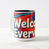 Welcome on ツートーンマグカップ (正面左)