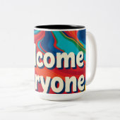 Welcome on ツートーンマグカップ (正面右)