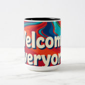 Welcome on ツートーンマグカップ (中央)