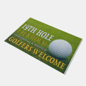 Welcome Professional & Amateur Golfers ドアマット (アングル)