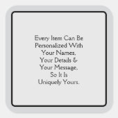 Welcome Pt 4 スクエアシール (正面)