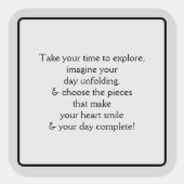 Welcome Pt 5 スクエアシール (正面)