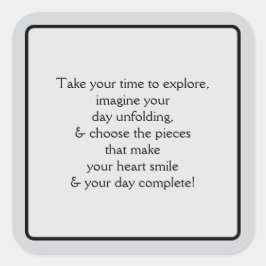 Welcome Pt 5 スクエアシール