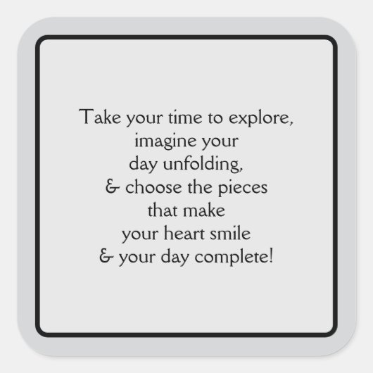 Welcome Pt 5 スクエアシール (正面)