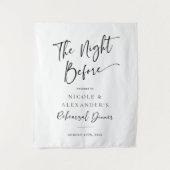 Welcome Rehearsal Dinner The Night Before タペストリー (正面)