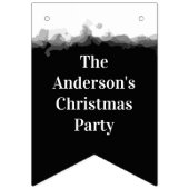 Welcome Santa Elf Christmas Themed Party バンティングフラッグ (第1の旗)