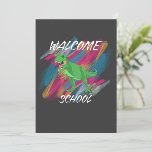 WELCOME SCHOOL, WELCOME BACK TO SCHOOL 2025 招待状 (スタンド正面)