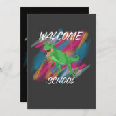 WELCOME SCHOOL, WELCOME BACK TO SCHOOL 2025 招待状 (正面/裏面)