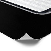 Welcome sign 16th Birthday Speed Limit  ポスター (角)