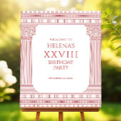 Welcome sign for goddess party ポスター