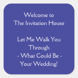 Welcome Sticker スクエアシール