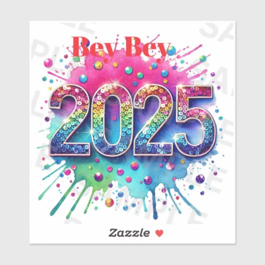 Welcome the New Year Sticker Design シール (シート)