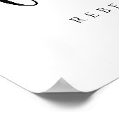 Welcome to パーソナライズされた Our Forever 結婚's Sign ポスター (角)