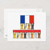 Welcome to フランスの Foreign Exchange Student ポストカード (正面/裏面)