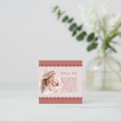 Welcome to a Baby Girl Shower Books forベビー エンクロージャーカード (スタンド正面)