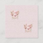 Welcome to a Baby Girl Shower Books forベビー エンクロージャーカード (裏面)