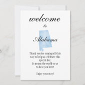 Welcome to Alabama Personalized with Local Phrases (正面)