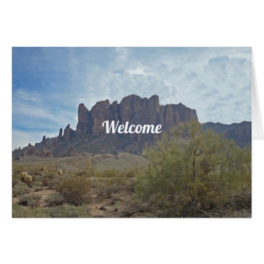 Welcome to Arizona Landscape Photo Guest Welcome (正面横)