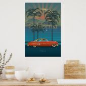 Welcome to California ポスター (キッチン)