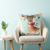 Welcome to Christmas Chaos - Cute reindeer クッション (椅子)