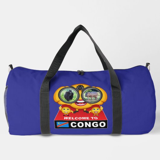 Welcome to Congo ダッフルバッグ (裏面)