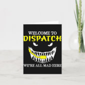 Welcome To Dispatch Funny 911 Dispatch Halloween S カード (正面)