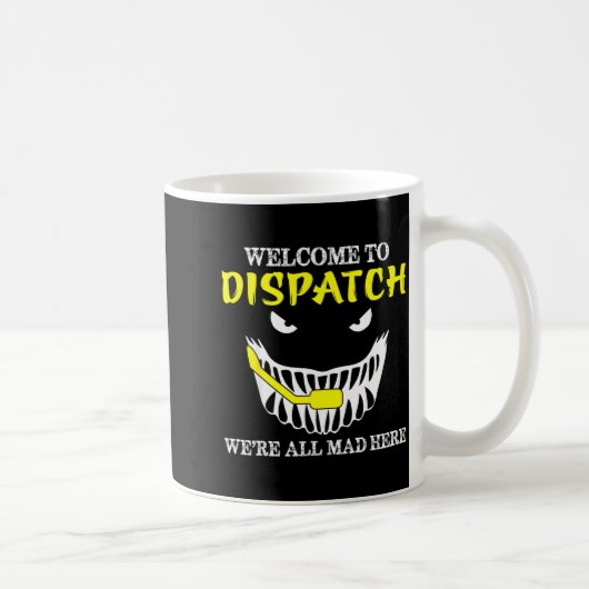 Welcome To Dispatch Funny 911 Dispatch Halloween S コーヒーマグカップ (右)