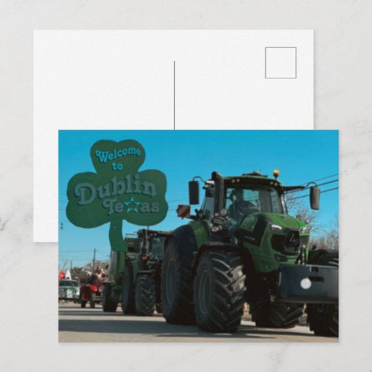 Welcome to Dublin (Texas) ポストカード (正面/裏面)