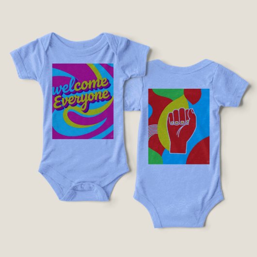 Welcome to everyone design for  (デザイン正面&裏面)