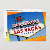 「Welcome to Fabulous Las Vegas」サイン ポストカード (正面/裏面)