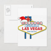 Welcome to Fabulous Las Vegas Christmas シーズンポストカード (正面/裏面)