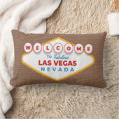 Welcome to Fabulous Las Vegas Nevada Trendy Memory ランバークッション (ブランケット)