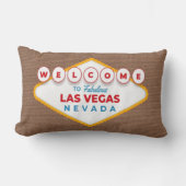 Welcome to Fabulous Las Vegas Nevada Trendy Memory ランバークッション (正面)